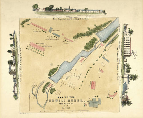 Map of the Howell Works, Monmouth County