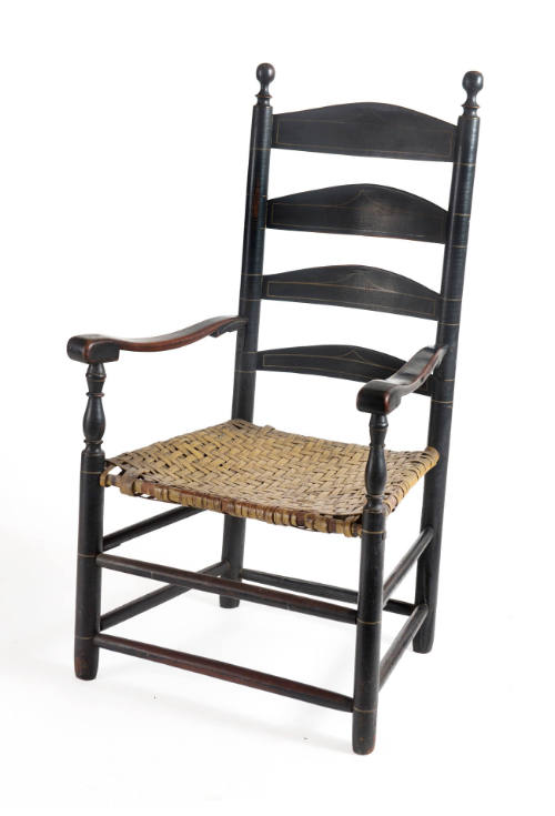 Slat Back Arm Chair