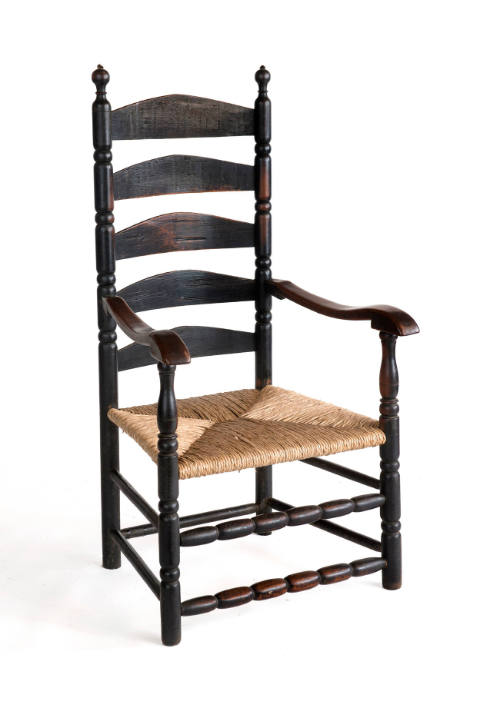 Slat Back Arm Chair