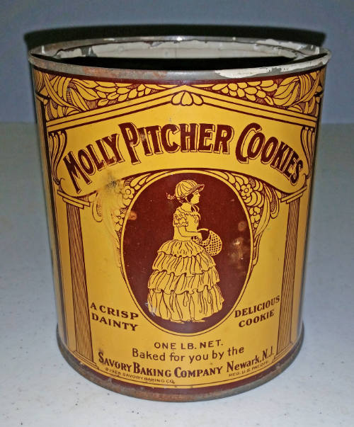 Molly Pitcher Cookies Tin