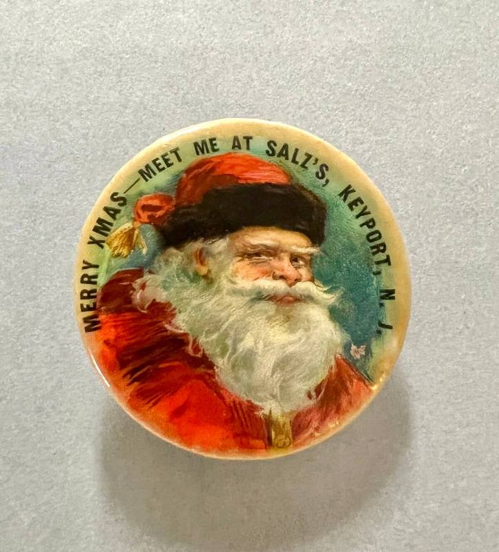 Salz's Christmas Button (Keyport)