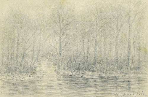 Woods, Stream and Pond