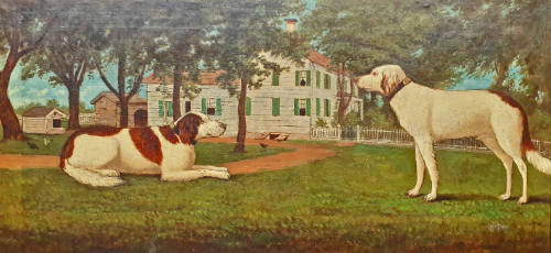 Hunting Dogs and Farmhouse of William I. Conover