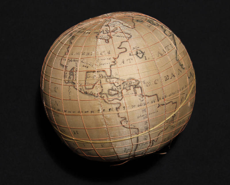 Embroidered Terrestrial Globe